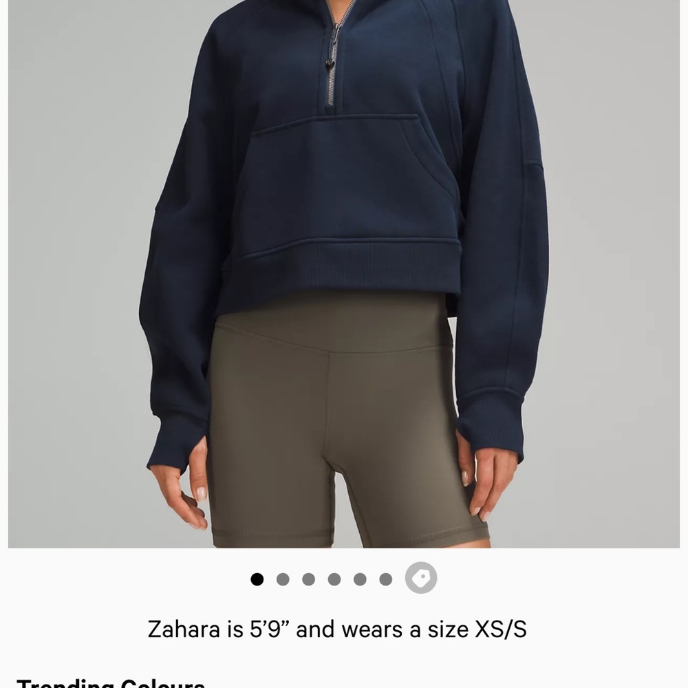 Lululemon half zip sweatshirt